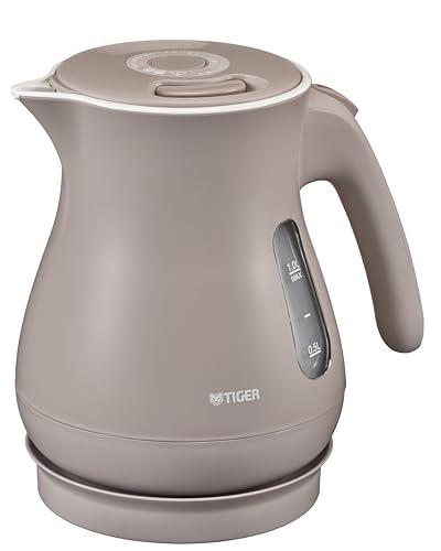 【WEB】タイガー魔法瓶 電気ケトル 驚速 軽量 蒸気セーブ 湯沸かし 1.0L 転倒お湯漏れ防止 ベージュ PCL-N100 CS
