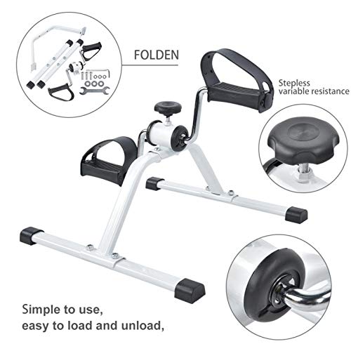 コンパクトサイズのミニエアロバイク、無段階可変抵抗ミニフィットネスバイク、ホームジム用