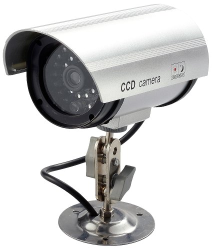 本物に迫る実在感で防犯対策の役に立つ! スマイルキッズ 防犯LED点滅ダミーカメラ ADC-209