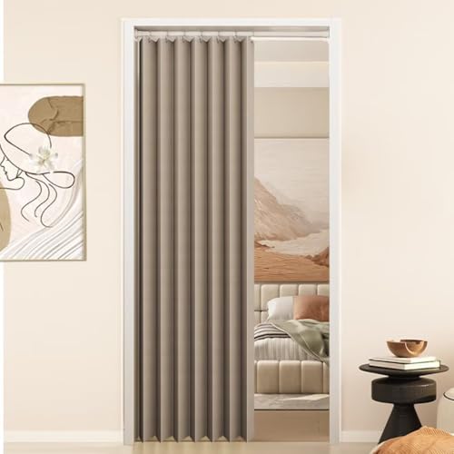 NEKOHASHI カーテン 遮光 間仕切りカーテン 断熱保温 遮光カーテン 180cm丈 幅100cm 1級遮光 99.9%以上遮光 おしゃれ 1枚入り 北欧 アコーディオンカーテン 間仕切り ロング 節電対策 形状記憶 遮熱