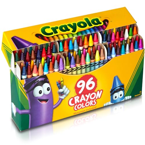 Crayons - クレヨラ (Crayola) クレヨン 96色 色鮮やか クレヨン 削り器付き 正規品 520096