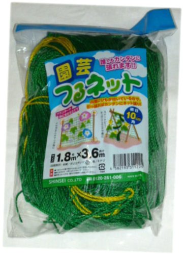 乐天商城 - シンセイ 園芸つるネット1.8×3.6m 10cm目