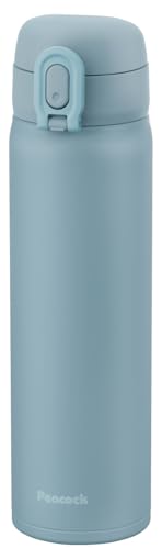 ピーコック魔法瓶工業(The-peacock) ピーコック 水筒 500ml 保冷 ワンタッチ マグ ボトル 魔法瓶 スモーキー ブルー AKT-50 ASM