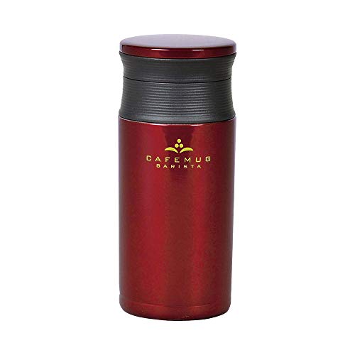 パール金属 水筒 350ml 直飲み 軽量 ステンレス マグボトル コーヒーチェリー カフェマグ バリスタ HB-2607