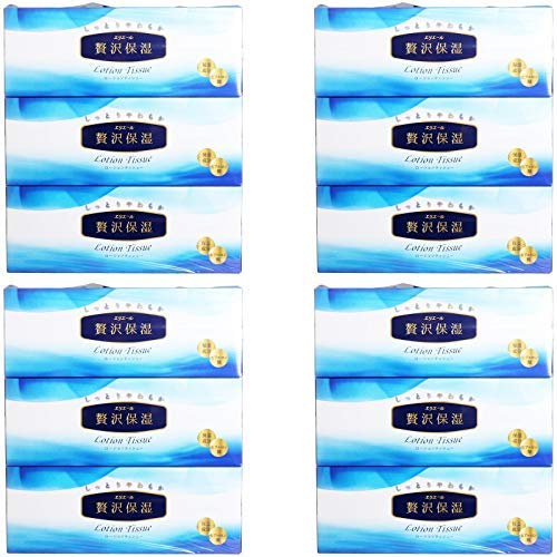 【まとめ買い】エリエール ティッシュ 保湿 200組×3箱 パルプ100% 贅沢保湿【×4個】