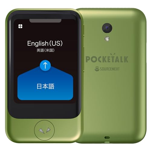 AI������ POCKETALK(�ݥ��ȡ���)S �������Х��̿�2ǯ��70����ʾ��б� �᥿�륰�꡼�� PTSGN