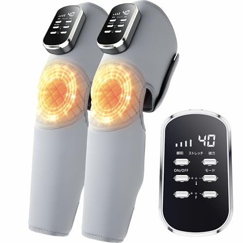 ふくらはぎケア 膝 太もも 足ケア Liaolee新進化 温熱ケア エアー レッグケア ふくらはぎリラックス 空気圧 コードレスUSB充電式 3モード 3段階強度 3段階温度 操作簡単 サイズ幅調整可 家庭用