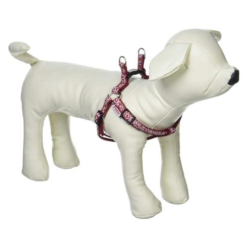ペティオ (Petio) 犬雅 唐草ハーネス レッド SS サイズ