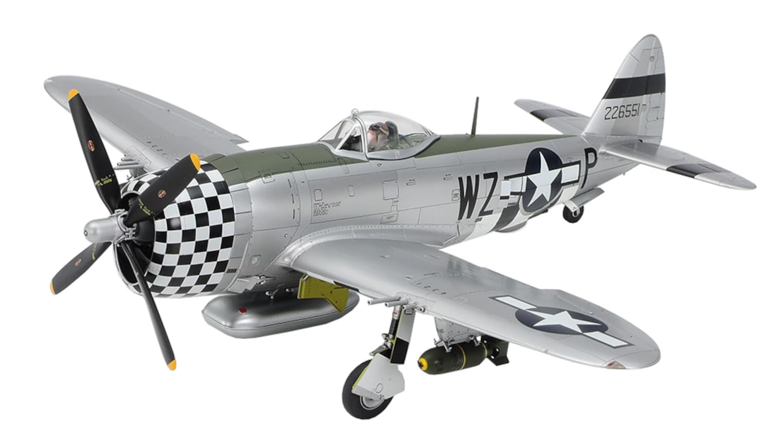 ���ߥ� 1/48 �����꡼�� No.90 ����ꥫΦ�� ��ѥ֥�å� P-47D ��������ܥ�� �Х֥�ȥå� �ץ��ǥ� 61090