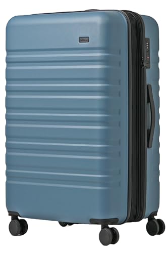 [F FANCY WONDERLAND EST.2011] スーツケース キャリーケース lサイズ 軽量 拡張可能 大型 耐衝撃 静音 キャリーバッグ l ハード 頑丈 tsa 拡張 機能 おしゃれ ブランド 長期 旅行 ビジネス (スレートブ