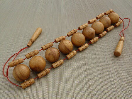 9連ツボ押しボール　乾布摩擦タイプ　送料無料　【つぼ押し グッズ/ツボ押し グッズ/ツボ押し棒/マッサージ器/タイマッサージ/背中 マッサージ/腰　マッサージ/健康グッズ】【smtb-k】【kb】 　　　532P19Mar16のサムネイル