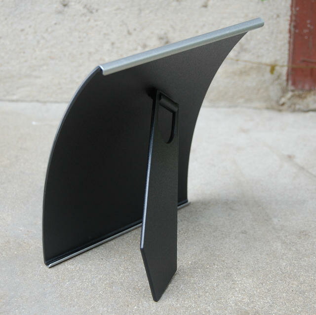 カーブラインフォトフレームL(2L版用)   2L 写真立て フォト 写真 インテリア 飾り ディスプレイ シンプル フォトフレーム シルバー [3]