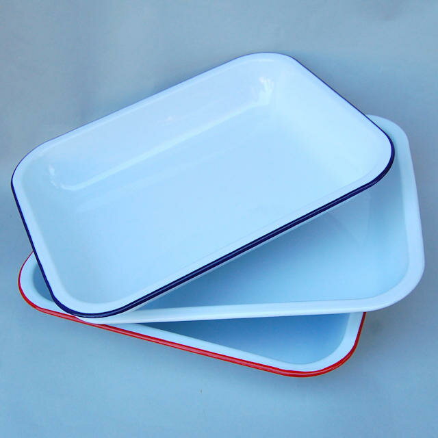 【最大800円OFFクーポン】ホーロー ベイクパンL ホウロウ ほうろう 琺瑯 ベイクパン ポッシュリビング ホワイト エナメル 白 衛生的 シンプル