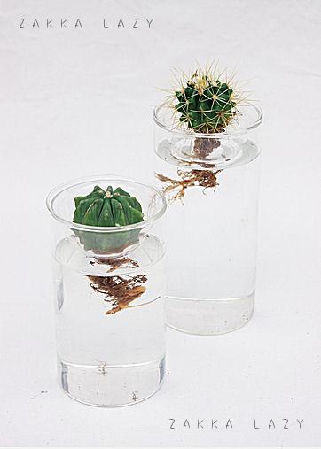 「BULB VASE SHORT」バブルベースショート　球根　チューリップ　水耕栽培　ガラス　クリア　シンプル　自由研究