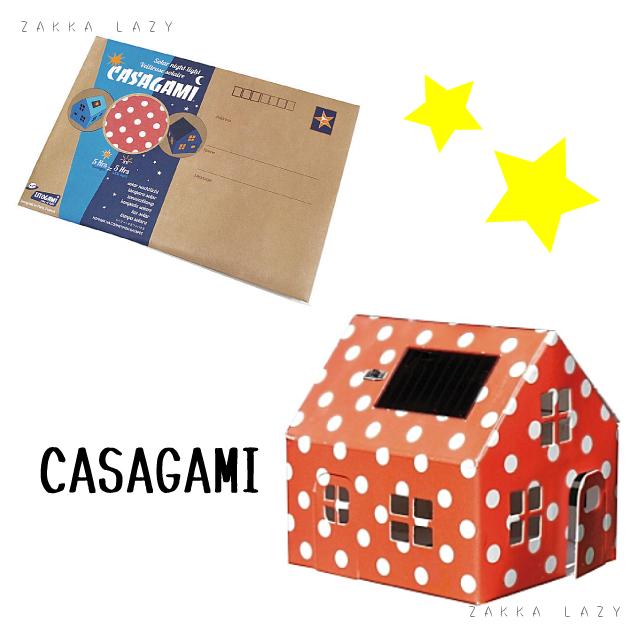 『CASAGAMI ドット』カサガミ　ランプ　ライト　エコ　ソーラー　自家発電　水玉　ドット　赤　レッド【コンパクト対応3個まで/ネコポス対応1個まで】