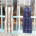 フルエプロン ブロード ストライプ  ロングエプロン エプロン ナチュラル シンプル ボーダー おしゃれ オシャレ 母の日 マザーズデイ ギフト プレゼント 贈...