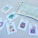 『EMBROIDERY SEAL』【コンパクト対応/ネコポス対応10枚まで】ワッペン アップリケ エンブロイダリー シール