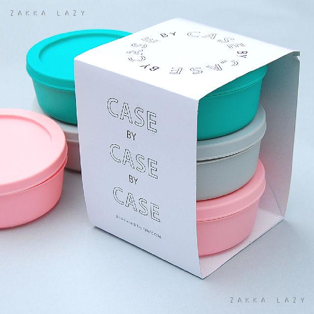 「CASE by CASE by CASE M (Polaris) 」ケース　バイ　ケース　タッパー　保存　保管　パステルカラー　スタッキング 保存容器　お弁当箱