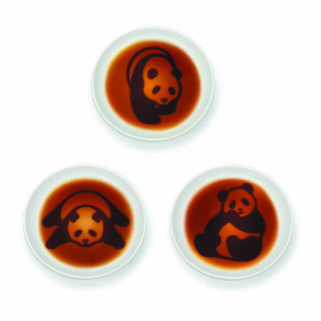 「パンダ醤油皿」小皿食器皿さらぱん...