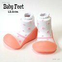 「ベビーフィート12.5cm　フォーマルピンク」 Baby Feet キッズ ベビー 子供 赤ちゃん あんよ よちよち歩き 歩行 歩行練習 ルームシューズ 靴 くつ シューズ ずっく ズック ギフト ラバー フット 足 女の子用＜在庫分にて終了＞