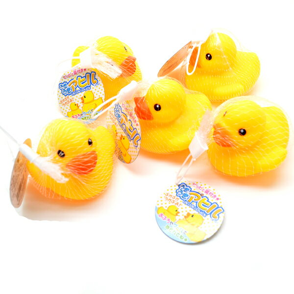 【12個セット】【すくい用品】うきうきアヒル(ネット入大) すくい人形 水に浮く ピ...