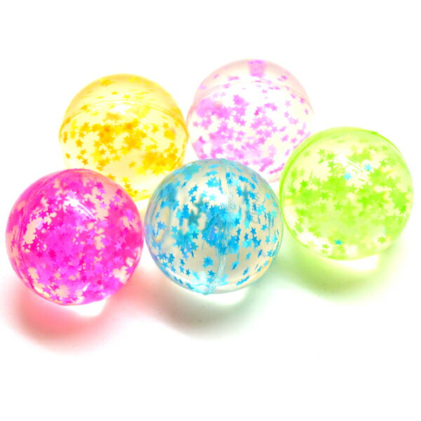 【スーパーボール 45mm】スーパーボール スターダストシャワー 45mm 25個入 スーパ...