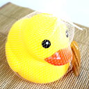 【縁日 景品】【6個セット】うきうきアヒル(ネット入りビック) 水に浮く ピー 音が鳴る すくい人形 笛 かわいい プール 夜店 浮かし 景品 露店 縁日