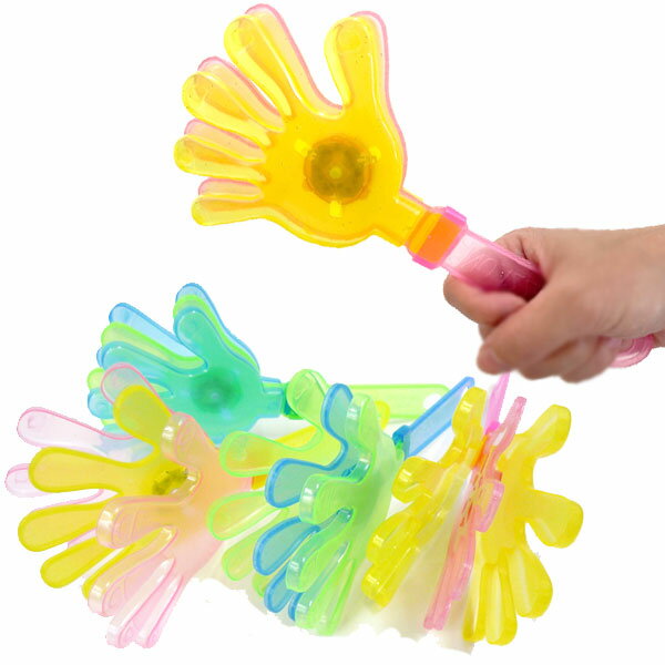【光るおもちゃ 景品】【12個セット】ピカピカパチパチハンド 光るおもちゃ パチパチ 鳴子 なるこ 景品 玩具 おもちゃ 縁日 縁日景品 応援 光るおもちゃ 夏祭り お祭り 夏休み 子ども会 こども 男の子 女の子 おもしろ雑貨 ザッカ ビンゴ景品 バザー ハロウィン 3