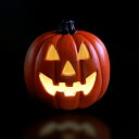 【ハロウィン】パンプキンランタン スマイル Lサイズ 30cm 光る フラッシュ ランタン かぼちゃ パンプキン ハロウイン ハロウィーン Halloween ...