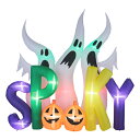 【ハロウィン ディスプレイ】エアーディスプレイ SPOOKY ハロウィン Halloween ハロウィーン ハロウィンパーティー ホラーおばけ ゴースト 幽霊 ...