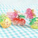 【48個セット】【光る ゆびわ】ピカピカフルーツデコリング アクセサリー 子ども会 こども 指輪 イベント リング フルーツ 果物 業務用 お子様ランチ景品 バラまき 光る お楽しみ会 おもちゃ 玩具 光り物 宝石 女の子 男の子 オシャレ キラキラ 小学校 小学生