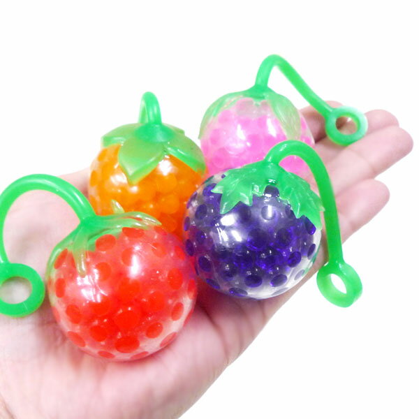 【24個セット】【ヨーヨーつり スクイーズ】ちゅるちゅるフルーツヨーヨー お祭り 縁日 くじ引き景品 釣り ヨーヨー フルーツ スクイーズ にぎにぎ かわいい 夏祭り 子ども会 プレゼント 景品 販促 雑貨 2