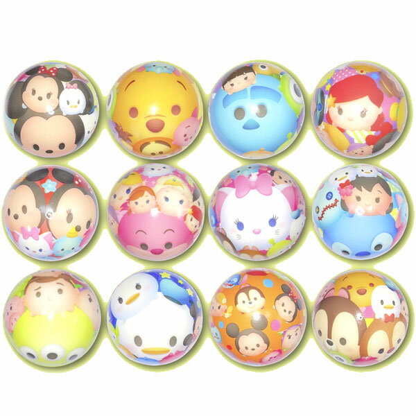 ディズニーかわいいPUボール63mm 縁日すくい すくい用品 景品 プレゼント キャラクター かわいい 夏祭り 縁日 お祭り すくい スーパーボールすくい くじ引き景品 子ども会