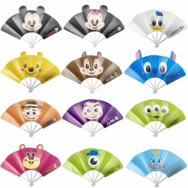 【24個セット】【ディズニー せんす】ディズニー扇子 キャラクター おもちゃ 縁日...
