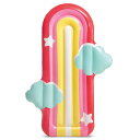 【フロート かわいい】レインボークラウドフロート ボート プール ビニール玩具 子ども 子供 大人 海水浴 海 川 アウトドア 屋外 夏 夏休み キャンプ レジャー キッズ 派手 目立つ 可愛い プール 水遊び 虹 カラフル レインボー 雲 ピンク 大 【13時までの注文で当日発送】