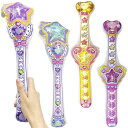 【12個セット】【ビニール スティック】ガールズエアースティック 約40cm エアー ビニールおもちゃ エア玩具 くじ引き景品 お祭り 景品 ビニール プール ...