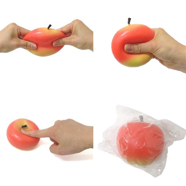 【スクイーズ りんご】【12個セット】もぎたてアップルスクイーズ 景品玩具 くじ引き景品 おもちゃ ぷにぷに りんご お祭り 縁日 人気 屋台 露店 出店 夏祭り 子ども会 子供会景品 プレゼント 景品 販促 雑貨 ギフト 業務用【13時までの注文で当日発送】 zakkamarche-10015115 花火 クリスマスブーツzakkamarche サンプル画像3