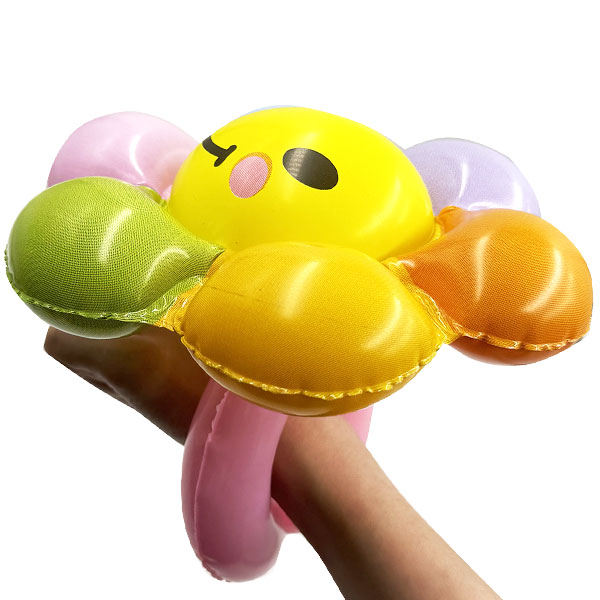 【12個セット】【ビニール 腕輪】ひまわりビニールアームリング ビニールおもちゃ ...