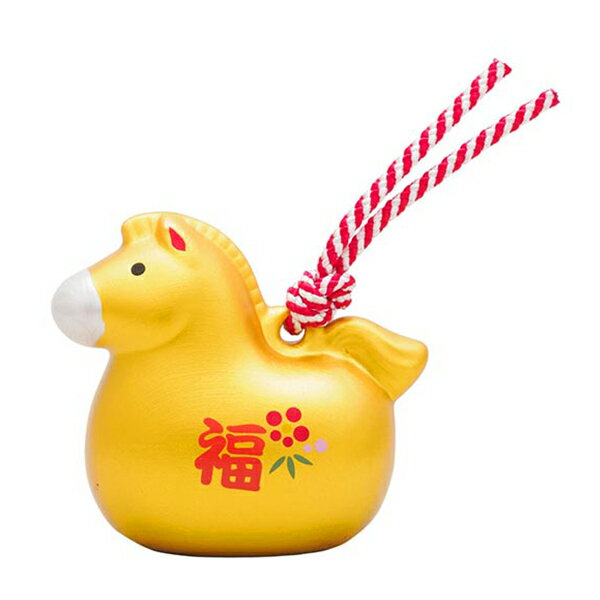 【干支 2026年】午年 金土鈴 金色 黄金 うま ウマ 丙午 どうぶつ 動物 干支 開運 招福 新年 正月 置物 ..