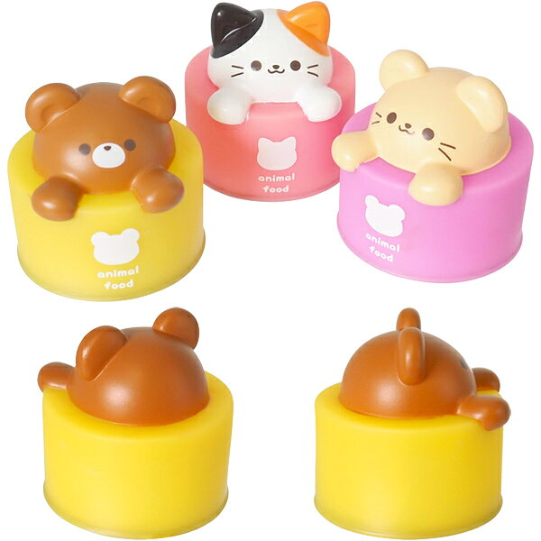 【25個セット】【浮く すくい人形】ぷかぷか缶詰アニマル すくい用品 縁日すくい ...