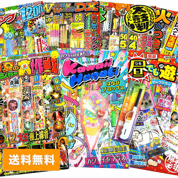 【花火 手持ち】ハナビ 花火 詰め合わせビックリ7袋セット 噴出花火 吹き出し花火 手持ち花火 ポッキリ バザー 送料無料【13時までの注文で当日発送】