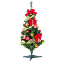 90cmデコレーションツリー(レッド)クリスマスツリー 北欧 クリスマス X’mas ツリー イベント パーティー ディスプレイ 飾り 装飾 冬 子ども会 子供会 おもしろ雑貨 ザッカ ビンゴ景品 バザー【13時までの注文で当日発送】