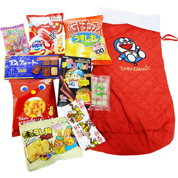 まとめ買い クリスマスソックス 大 クリスマス 靴下 サンタ プレゼント クリスマス お菓子 詰め合わせ クリスマスブーツ ドラえもんキルティングソックス 2色とりまぜ 45cmお菓子入り 送料無料 ビンゴ景品 業務用 バザー