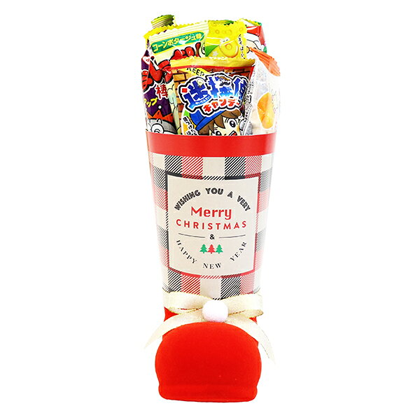全長（高さ）：28cm 製品名：クリスマスブーツ チェックブーツS JANコード：4984582025087 ブーツサイズ：W9.5×D12×H18.5cm お菓子入り全長（高さ）：28cm お菓子など内容： クリスマス17g うまい棒×2 あべっ子ラムネ5g 迷探偵キャンディ パインアメグミ ※クリスマスブーツ以外の商品を同時にご注文されると、 　全てまとめての発送となりますので予めご注意ください。 ※ご注文数量によっては発送までお日にちがかかる場合がございます。 ※生産の都合上、明細や写真と内容が異なる場合がございます。 ※ブーツの色柄・お菓子の指定はできません。 ※表示価格はクリスマスブーツ1個の価格です。 メーカー希望小売価格はメーカーカタログに基づいて掲載しています全長（高さ）：28cm 製品名：クリスマスブーツ チェックブーツS JANコード：4984582025087 ブーツサイズ：W9.5×D12×H18.5cm お菓子入り全長（高さ）：28cm お菓子など内容： クリスマス17g うまい棒×2 あべっ子ラムネ5g 迷探偵キャンディ パインアメグミ ※クリスマスブーツ以外の商品を同時にご注文されると、 　全てまとめての発送となりますので予めご注意ください。 ※ご注文数量によっては発送までお日にちがかかる場合がございます。 ※生産の都合上、明細や写真と内容が異なる場合がございます。 ※ブーツの色柄・お菓子の指定はできません。 ※表示価格はクリスマスブーツ1個の価格です。