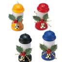 【48個セット】クリスマスランタンキャンドル クリスマス小物 キャンドル ろうそく パーティ くりすます おもしろ雑貨 ザッカ ビンゴ景品 バザー【13時までの注文で当日発送】