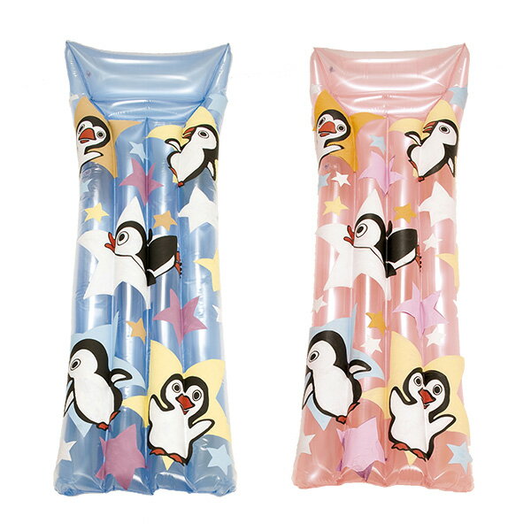 【2個セット】【ビニール玩具】【エアーマット ビーチ】ペンギンエアーマット ボート 浮き輪 フロート 夏 夏休み プール 海 ピンク ブルー 動物 ペンギン か...