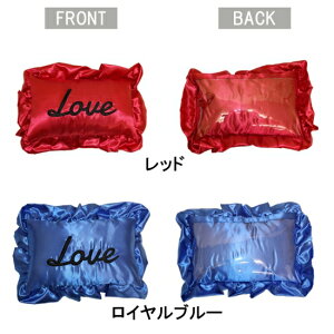 loveフリルクッション(ミニサイズ)痛バッグビニールバッグ痛バトート痛バトートバッグキャンバスBAGバッグレディースビニールトートzakkamartザッカマート