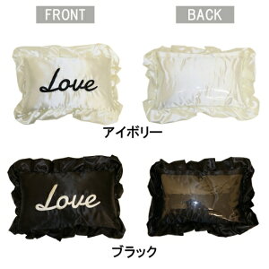 loveフリルクッション(ミニサイズ)痛バッグビニールバッグ痛バトート痛バトートバッグキャンバスBAGバッグレディースビニールトートzakkamartザッカマート