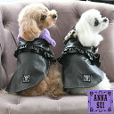 ANNA SUI フェイクレザーポンチョ 秋冬 22a 犬服 トップス アウター あったか素材 ファー SALE