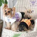 ANNA SUI チェック柄ビスチェドッキングTシャツ（ショート丈） 23s 犬服 アナスイ アナ スイ アナ・スイ SALE